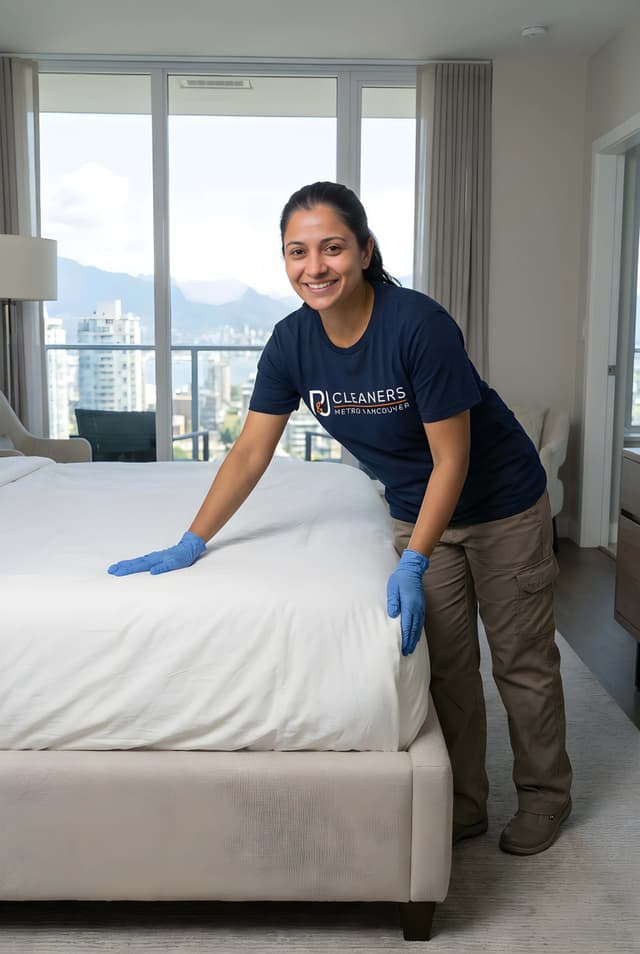 Bedroom deep cleaning